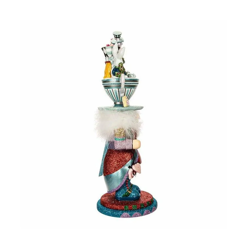 18" Hollywood Nutcrackers™ Alice Teacup Hat Nutcracker by Kurt Adler