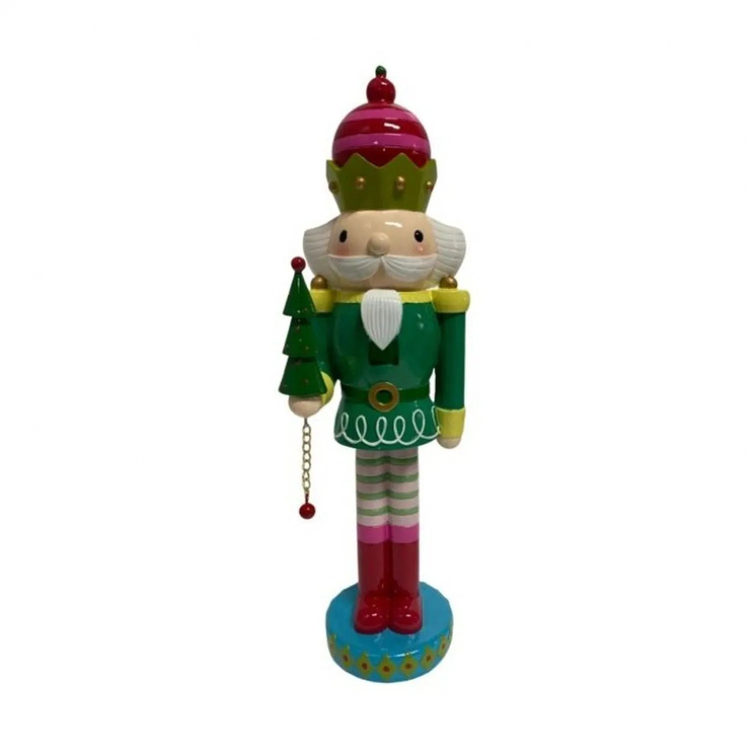 Regency International 16.5" Resin Nutcracker with Tree