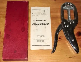 Vintage Chrome Rimes Crackerjack Three-in-One Nutcrackers
